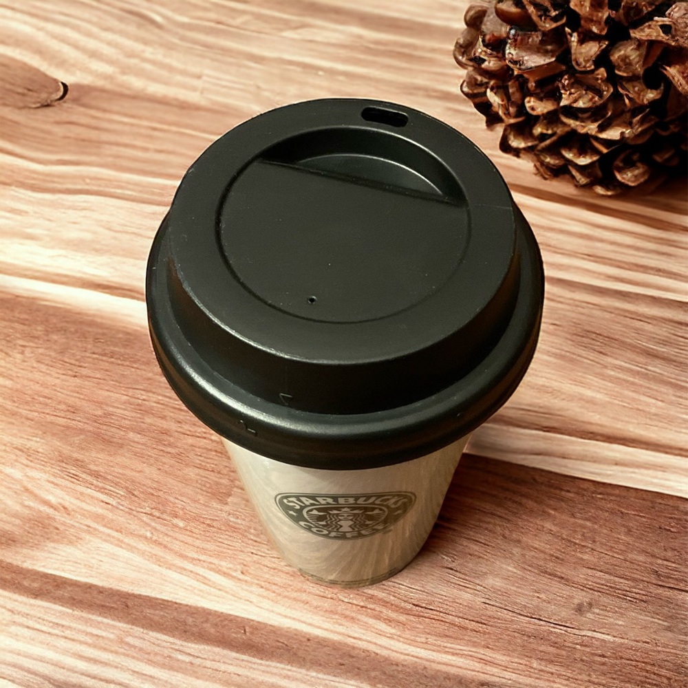 Starbucks Classic Logo Thermal Glass 12 Ounce Travel Cup! - Picture 3 of 16